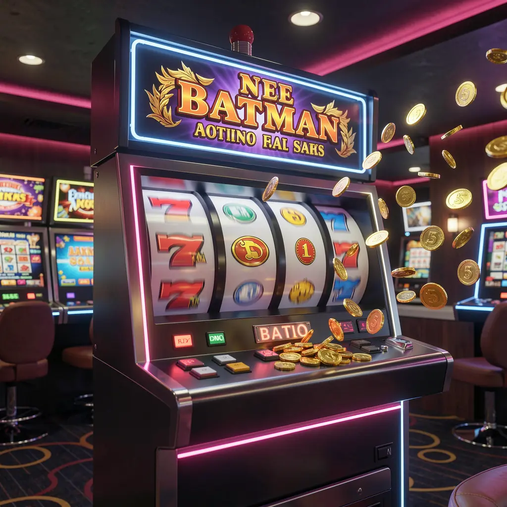 Modern slot machine with three sevens and flying gold coins representing big wins and premium slot gaming at EQ688 for players in Pakistan